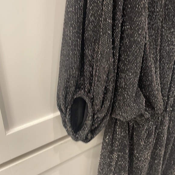 NWT Show Me Your Mumu dress. Black with gold metallic thread. - Picture 5 of 7